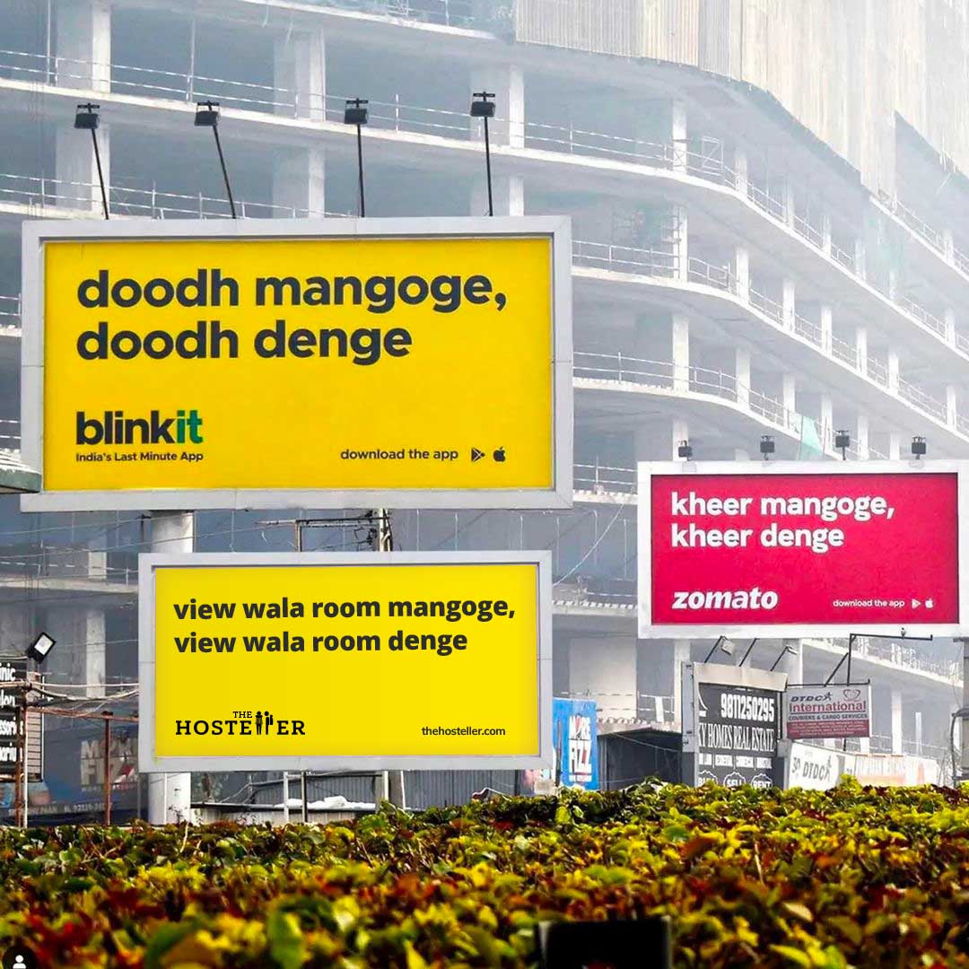 thehosteller's tweet photo. Your preferred stay is delivered 💛❤️

@letsblinkit @zomato

#socialmedia #trend #explore #socialmediatrend #madovermarketing #marketing #zomato #blinkit #momentmarketing #socialsamosa #GetUpGo #TheHosteller #travel #budgetstay #relatable https://t.co/49isKNxKbK