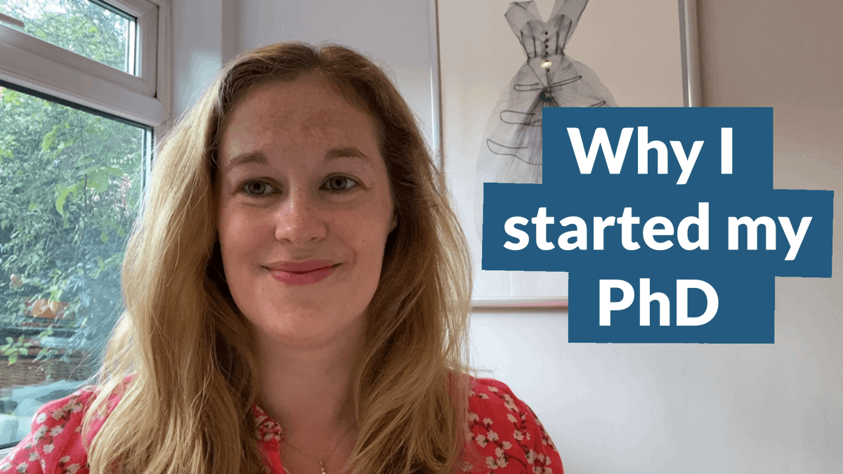 ThePhDPlace's tweet image. New video! Why did you start a PhD? - #PhDThoughts by Amy Wilson @amywilsonstorey youtu.be/8rhdpaAUOY8