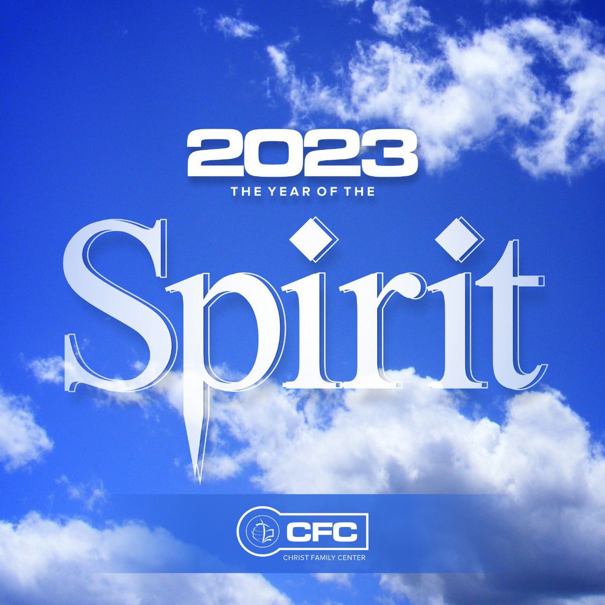 2023... our year of the Spirit. It is not by might nor by power, but by the Spirit of the Lord. Zach4:6