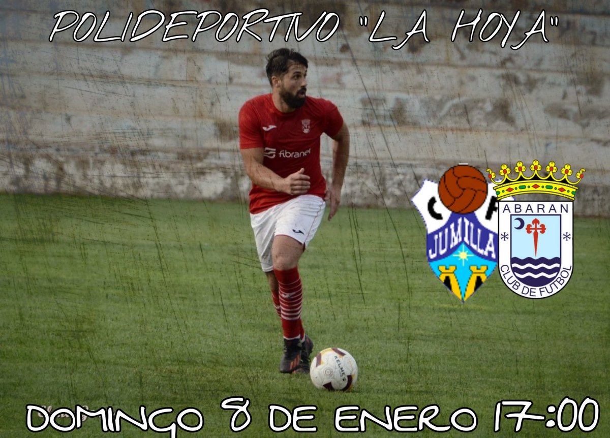 OFICIAL |JORNADA 14|
🆚 Jumilla Habitacasa ACF
🏟️ Polideportivo Mpal "La Hoya"
🗓️ Domingo 8 de enero
⏰17:00
🔴⚫#VamosAbaran