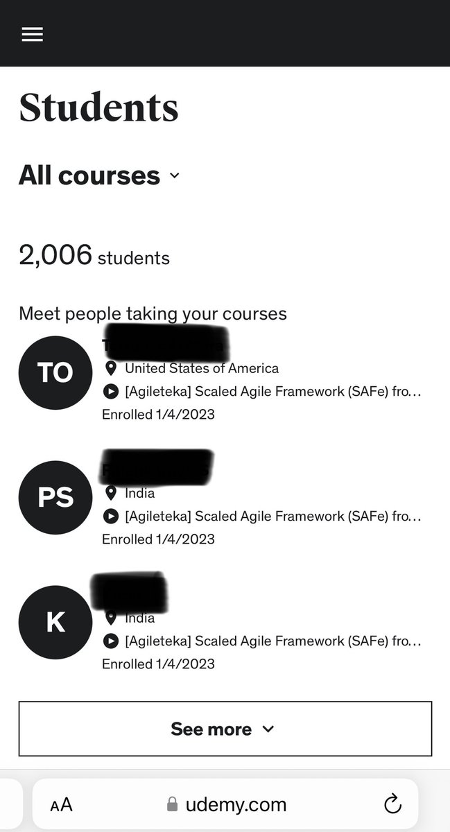 agileteka's tweet image. 🎊 Today Agileteka surpassed the 2000 students on Udemy!
Thank you so much for your trust, feedback and support! Stay tuned for more!!⚡️

#agileteka #trust #agile #scrum #safe #scaledagile #scaledagileframework #udemy #elearning