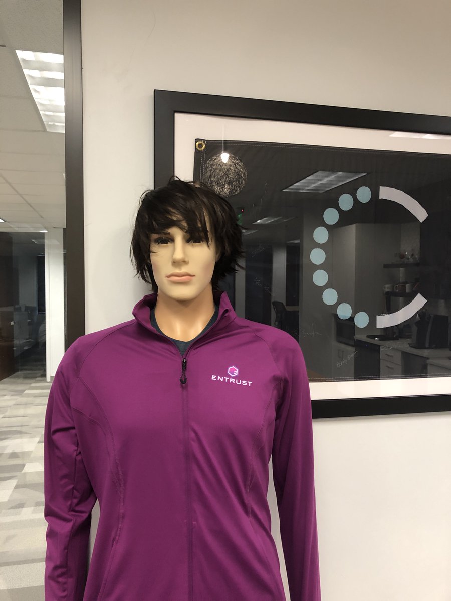 Just now getting around to Stylin' &amp; Profilin' my new swag from my friends at <a href="/Entrust_Corp/">Entrust</a>. Looking forward to getting in better shape this year.  New hair, new jacket...new me!