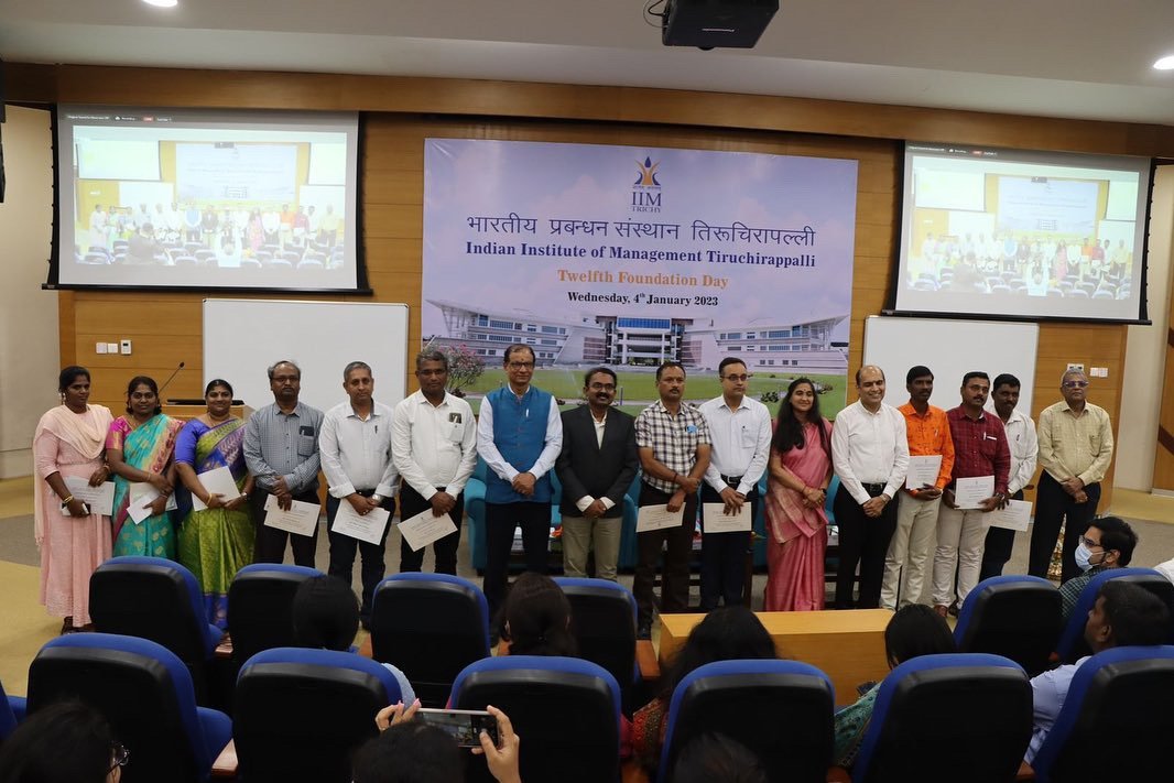IIM_Trichy's tweet photo. The fourth of January, 2023 marked 12 glorious years of IIM Tiruchirappalli. This day commemorates the foundation of the institute and celebrates the endeavours undertaken to reach great heights.

#IIMTrichy #IIMT #IIM #FoundationDay #MBA #BSchool #Management #12thFoundationDay https://t.co/PXShkZQNF2