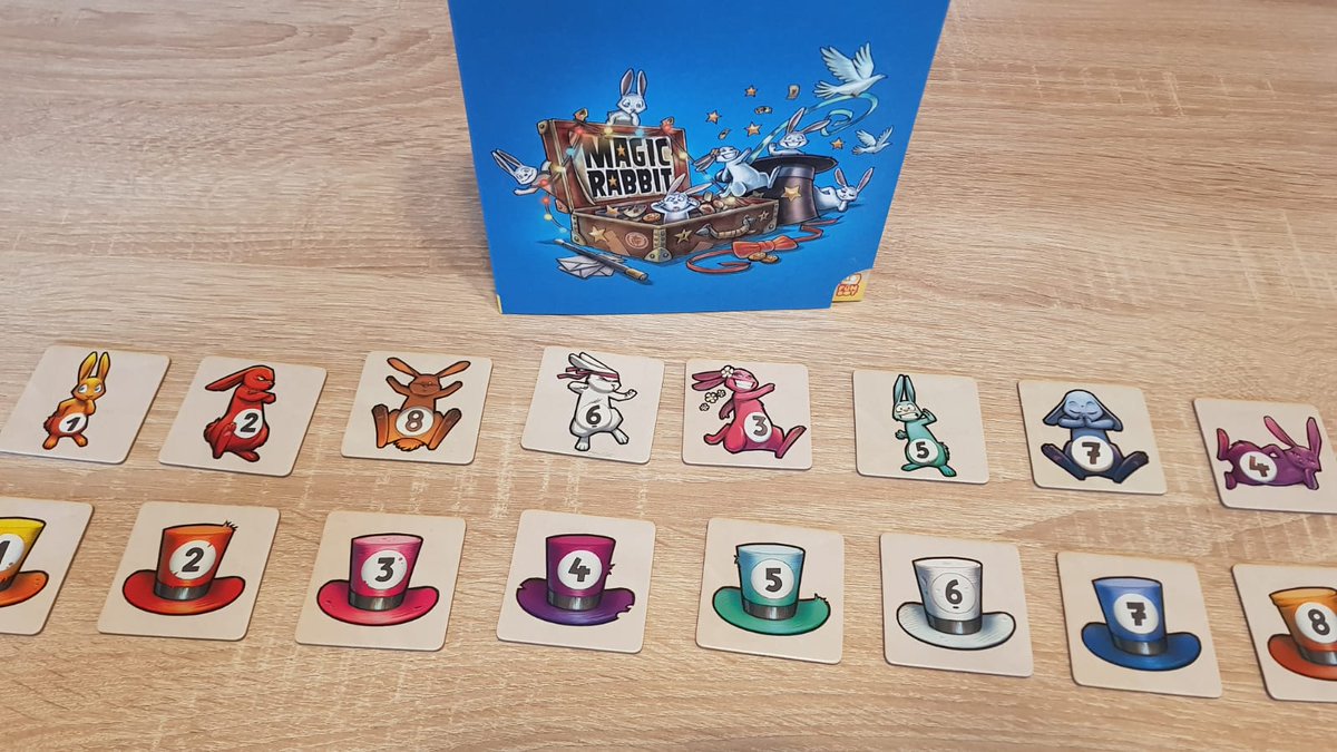 Sibi30015224's tweet photo. Okay, #MagicRabbit ist schon jetzt die positive Überraschung des Jahres. Lief ja voll unterm Radar, war überraschend auf der Empfehlungsliste des SdJ. Jetzt weiss ich auch warum. So simpel, so genial. Macht süchtig! Mal eben 7 Partien am Stück gespielt. Dauert ja nur 2:30 Min. 🐰 https://t.co/vRWG9G94dc