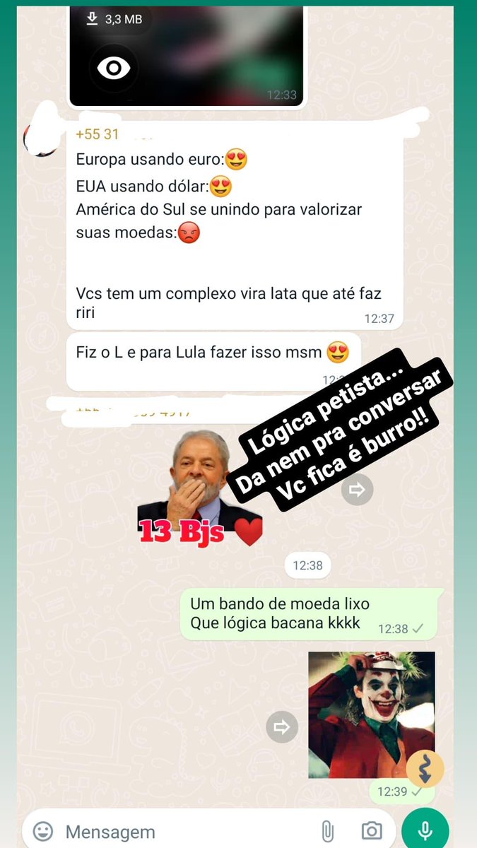 Sem comentários!! 🤡