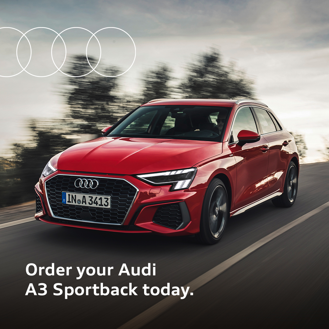 AudiNaas's tweet photo. Your '231' Audi A3 Sportback is waiting ...
Explore your finance options at Audi Naas today.

Find out more here:

https://t.co/cynna8okko

T&amp;Cs apply. https://t.co/ZjtjTe1gpj