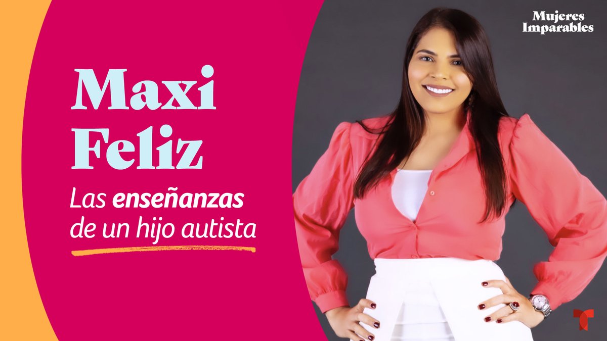 “El premio mayor es sentir la satisfacción de que avanzamos, aunque sea con una mirada, una caricia, un beso o una sonrisa”, <a href="/Maxifeliz1/">Maxifeliz</a>, mamá de un niño autista. bit.ly/3vAJxaD
#MujeresImparables #ElPoderEnTi <a href="/TelemundoEPET/">Telemundo - El Poder En TI</a> <a href="/Telemundo/">Telemundo</a>