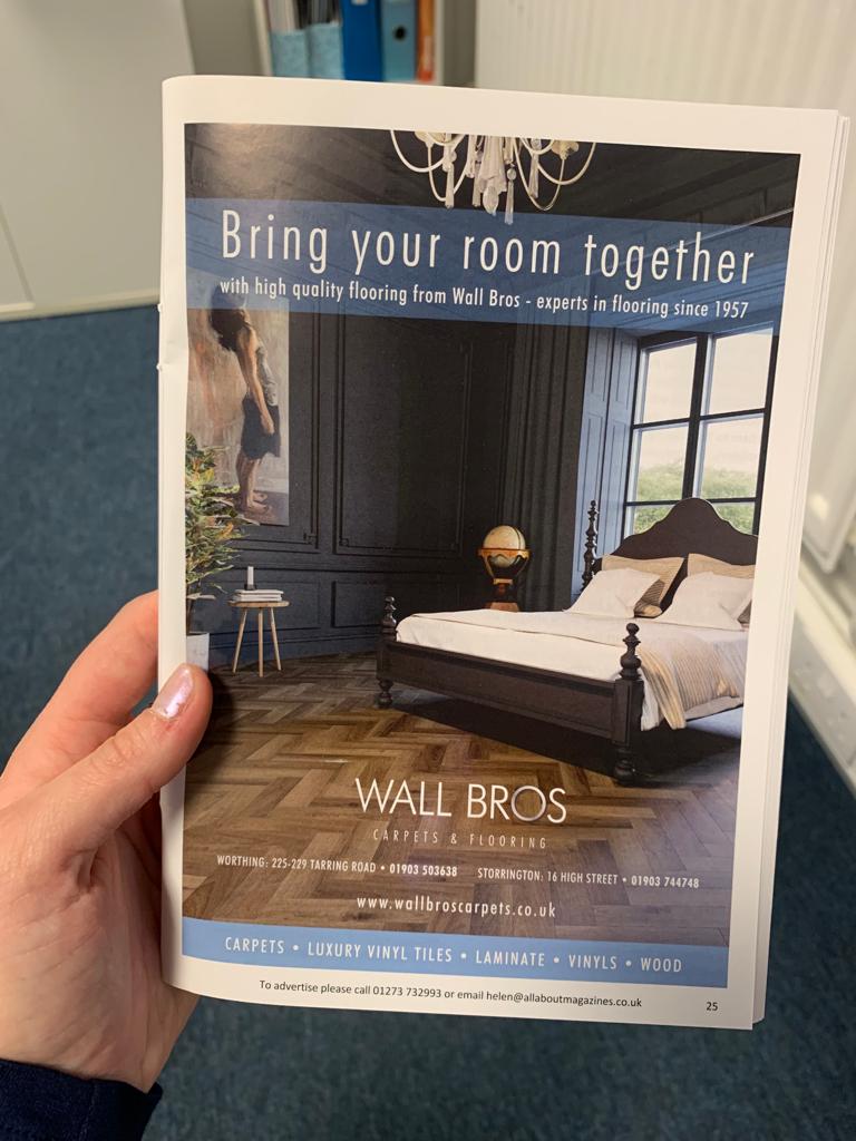 WeRConstructive's tweet image. Great to be mentioned in the All About Magazine for our Highly Commended award 😁 The @WallBrosCarpets ad on page 25 of the #Goring edition looks great too 😏 #printadvertising #communitymag #local #awardwinning