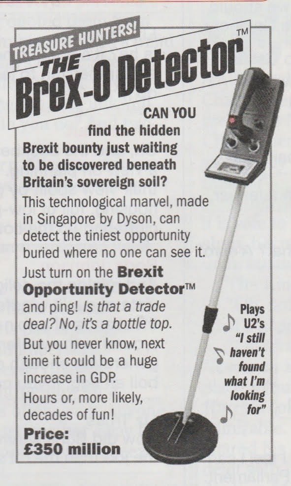 Here is the ⁦<a href="/PrivateEyeNews/">Private Eye Magazine</a>⁩ advert I read out on ⁦<a href="/RestIsPolitics/">The Rest Is Politics</a>⁩ thereby breaking my general rule never to use or promote a Dyson product given the role he played in helping bring about the MAOSH of June 2016 (Major Act Of Self Harm 🇬🇧)