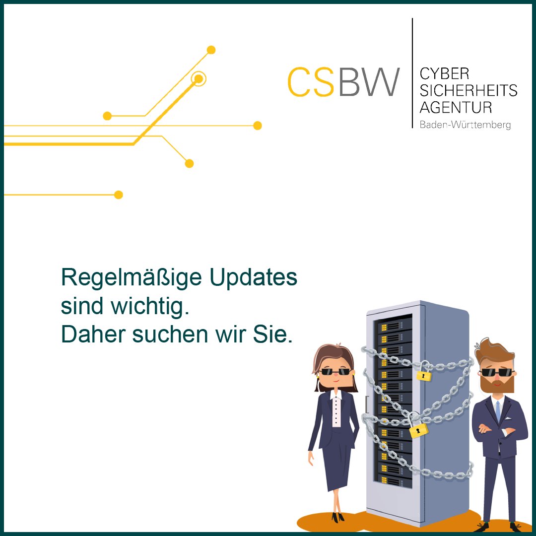 IMbawue's tweet photo. Alles unter Kontrolle? Sowohl den Blick für Details als auch Weitblick? 📝📲 Dann freut sich die #Cybersicherheitsagentur über Bewerbungen: https://t.co/3LzT90wfRp
#bwjobs #theländ #controlling #csbw #job #jobs #cybersicherheit https://t.co/ai236jjTi8