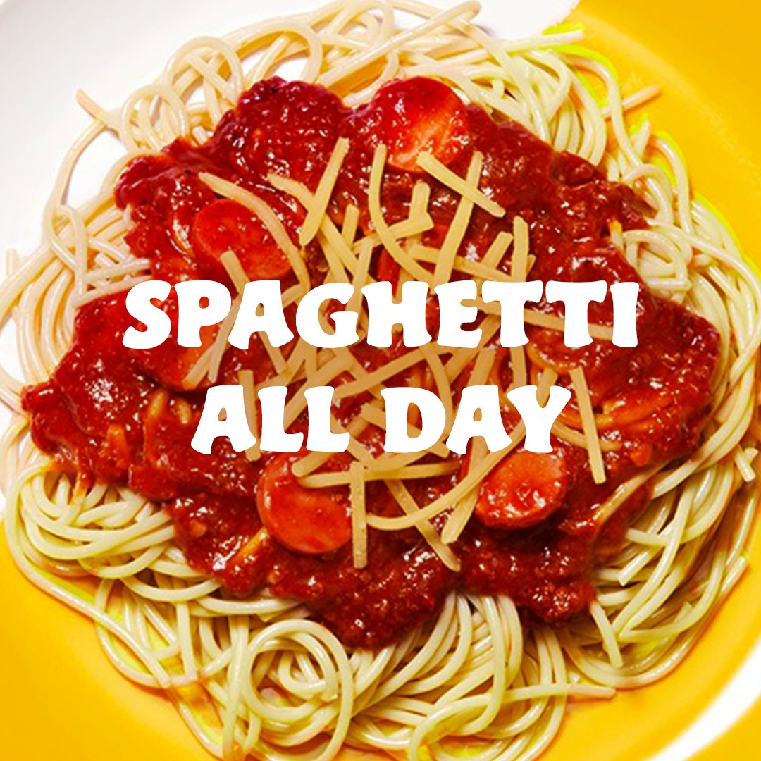 JollibeeUSA's tweet photo. Why would you eat anything other than Jolly Spaghetti on National Spaghetti Day? https://t.co/DzC4VnaLQ3