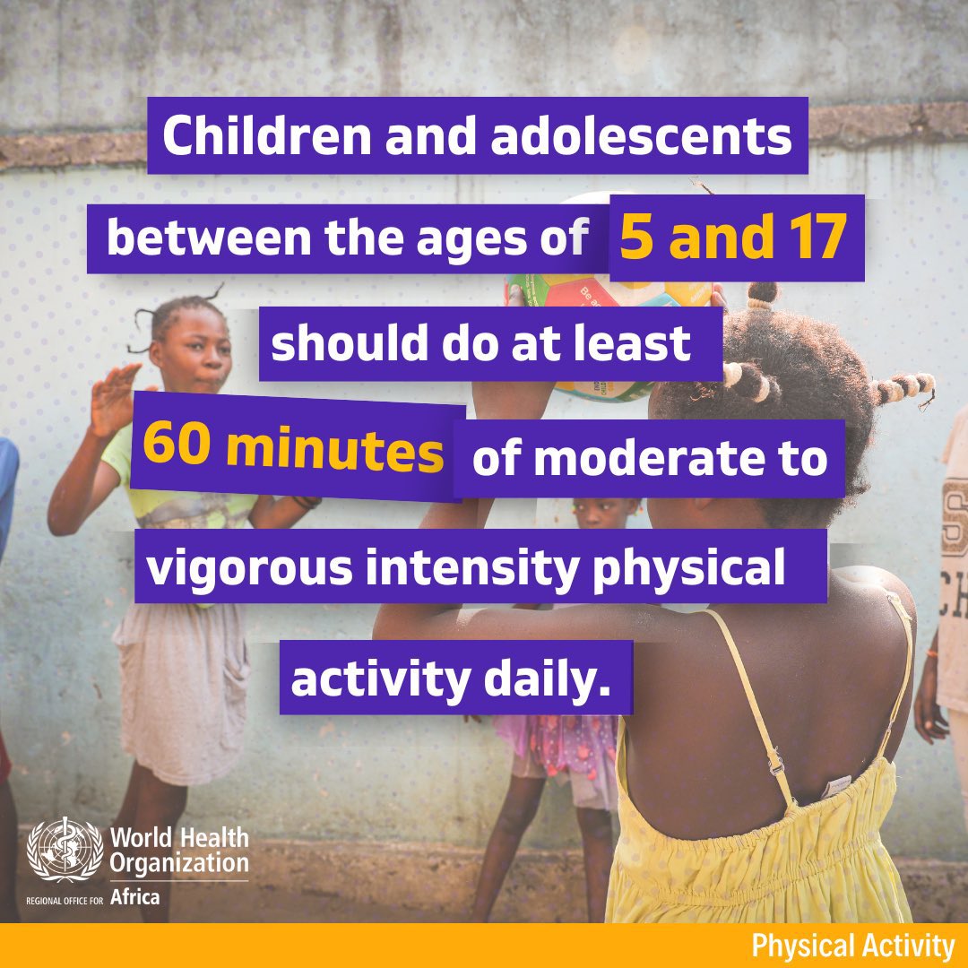 WHO_Zimbabwe's tweet image. Physical activity is good for your health and helps reduce the risk of various diseases.
 
❤️ improved cardiorespiratory
🏋️‍♀️ bone and cardiometabolic health
🤸‍♂️ positive effects on weight

Being active should be another #healthgoal for 2023 🧘🏿‍♀️🕺🏿🏊‍♀️

#NewYearsResolution