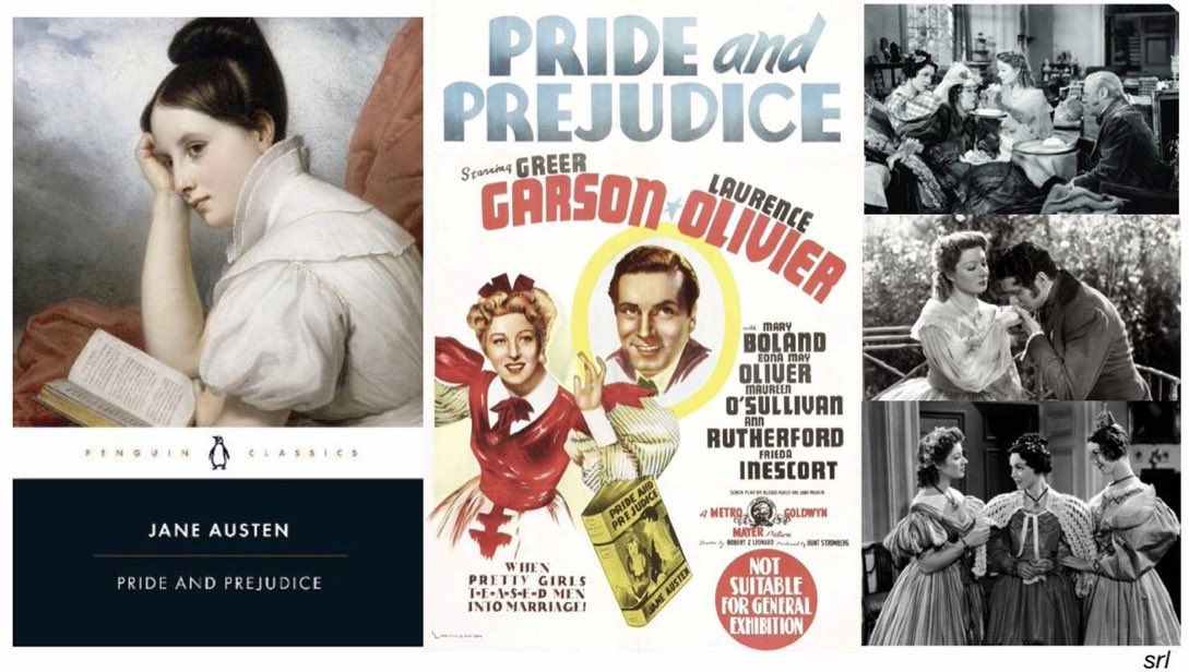 2:15pm TODAY on @BBCTwo  👌Worth a Watch👌

The 1940 film🎥 “Pride and Prejudice” directed by #RobertZLeonard from a screenplay by #AldousHuxley & #JaneMurfin based on #HelenJerome’s dramatisation of #JaneAusten’s 1813 novel📖

🌟#GreerGarson #LaurenceOlivier #MaryBoland