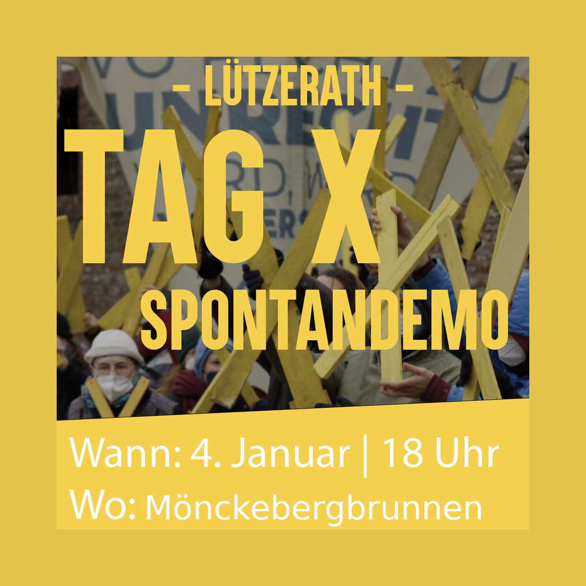 Alle #Hamburg|er*innen heute auf die Straße! Wenn #Lützerath abgebaggert wird, ist das 1,5 Grad-Ziel praktisch nicht mehr einzuhalten. Lasst uns unsere Wut auf die Straße tragen! Für eine lebenswerte Zukunft ohne #Klimawandel und #Kapitalismus ✊ #hh0401