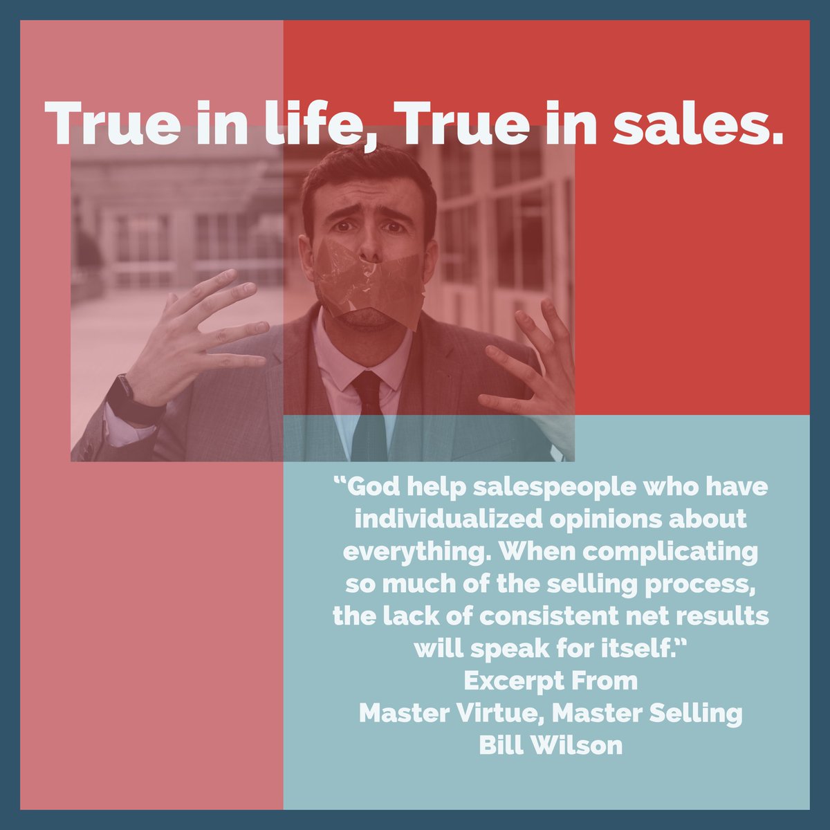 BillWilsonSales's tweet photo. Applies to Life as much as Selling
#overthink #intj #mindset #awkward #selfcare #istp #motivation #instagram #instagood #isfj #hsp #highlysensitive #intp #depressed #mindfulness #loveyourself #follow #feelings #explore #introverted #complicate #arrogance #skepticism #doubt https://t.co/fWs0ALmiDE