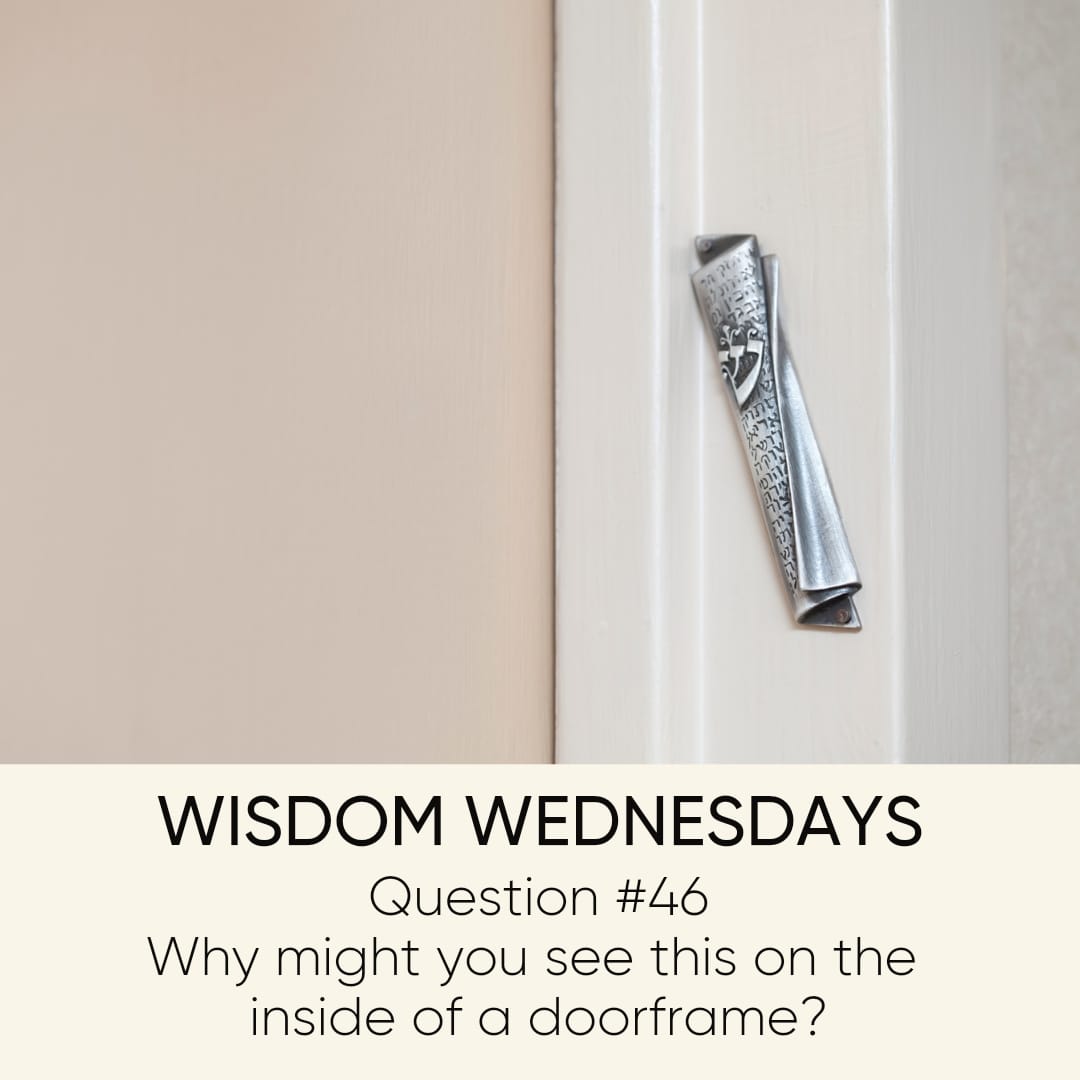 BadenProperties's tweet photo. It's a mazuzah: a small case containing a scroll of parchment inscribed with a prayer. Found in Jewish homes &amp; workplaces, it’s customary for religious Jews to touch the mezuzah when they pass through a door and  kiss the fingers that touched it
#WisdomWednesday #trivia #property https://t.co/zlalodWWkx