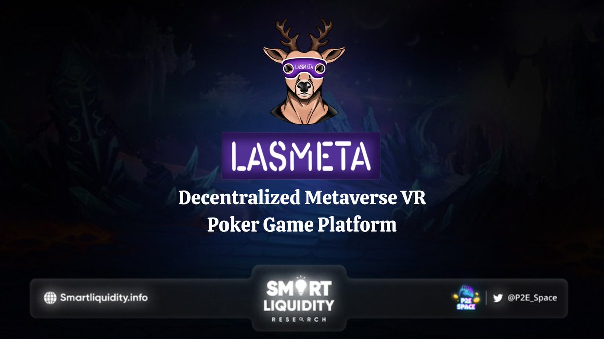 SuccessTipsAI's tweet photo. 🦌 @Lasmetaio, a play-to-earn VR poker gaming platform powered by Unreal Engine 5
 
🪙 $LASM, a utility token generated as #Ethereum Network. Holders will earn with Staking &amp; benefit from various passive income mechanisms related to the platform.
 
🔽INFO 
https://t.co/tGh0L4rg9z https://t.co/tOx92AMYJV