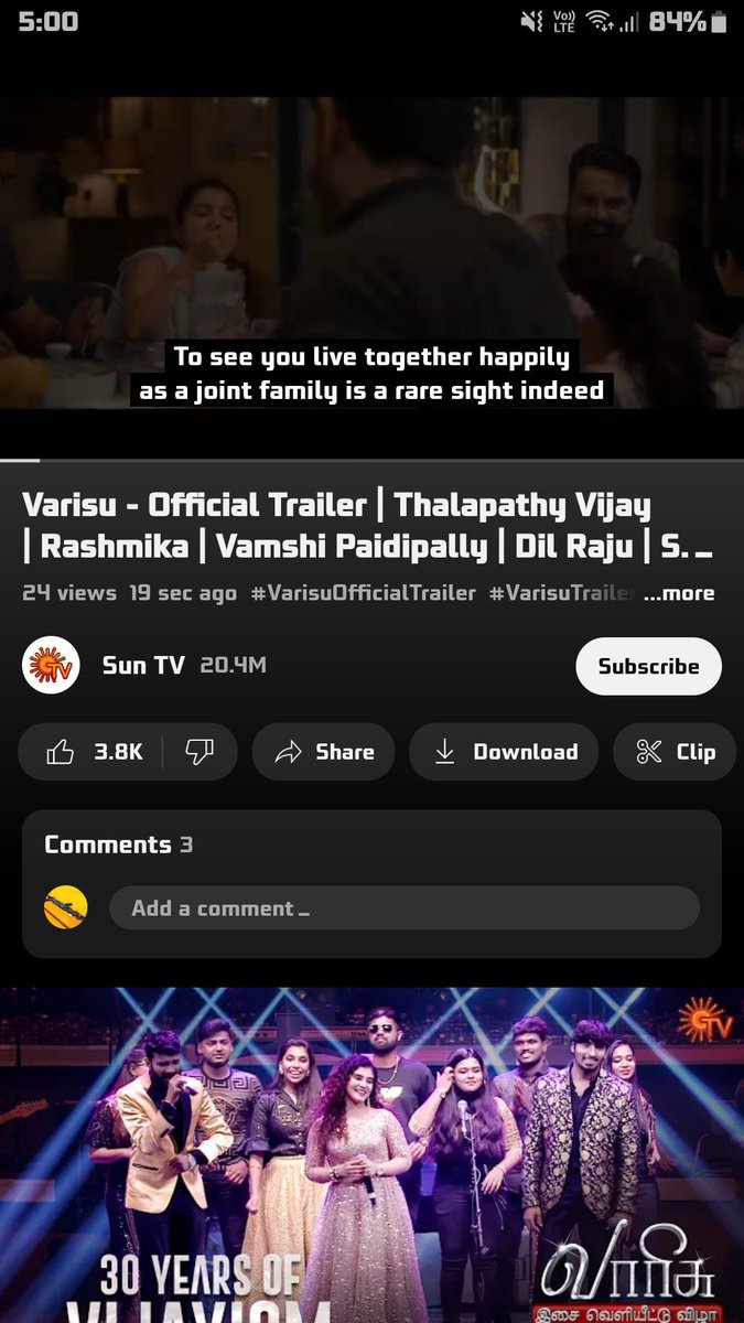 Eric10_08's tweet photo. @VijaySundarDeee @SunTV @actorvijay @directorvamshi @SVC_official @MusicThaman @iamRashmika @karthikpalanidp @Cinemainmygenes @Lyricist_Vivek @RgvHari @ahishor @scolourpencils @vaishnavi141081 @7screenstudio 😅🙌 https://t.co/wR3FlQLogH