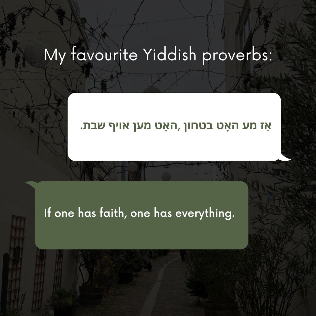 yiddish_vinkl's tweet photo. עטלעכע פֿון מײַן באַליבסטע ייִדישע שפּריכווערטער.
#YiddishProverbs https://t.co/s9wE16T6af