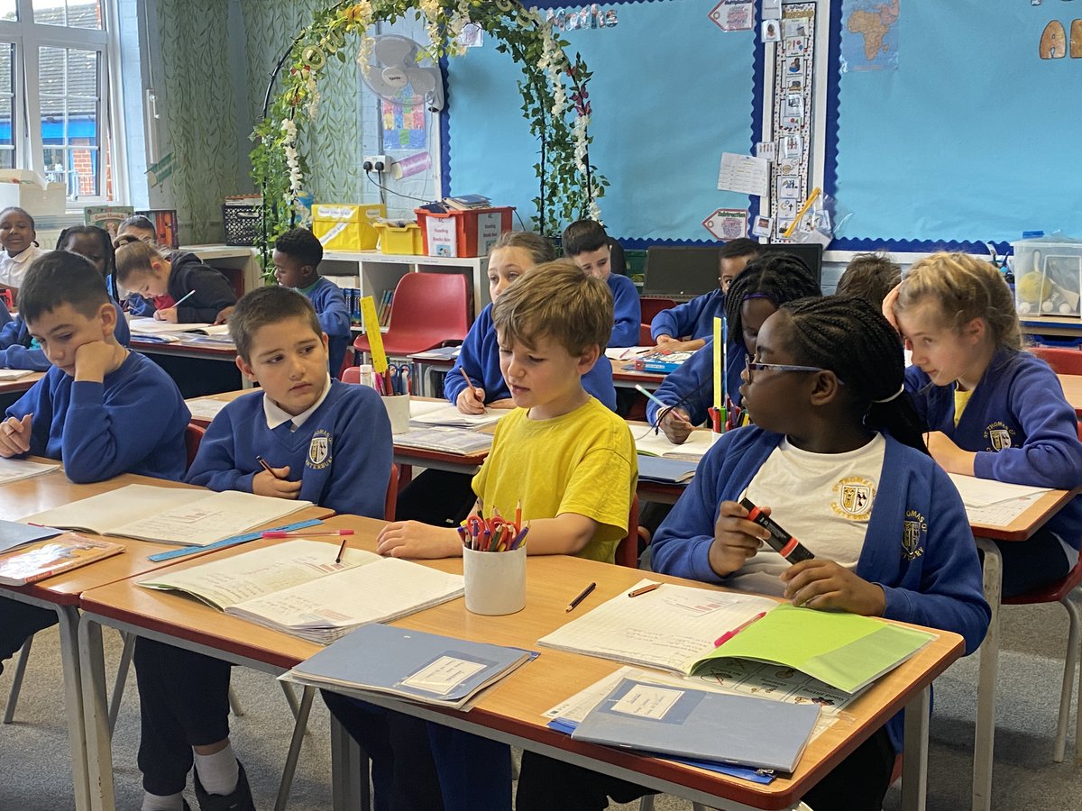 STOCSch's tweet image. We are all back together and working hard!!!! Day 1, Spring Term! We've got this! 👍💛💙 @STOCSch #achievinggoals #workinghard #WeCanDoThis