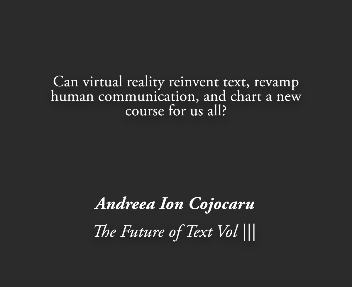 TheFutureofText's tweet photo. The Future of Text Volume |||. 

Yours to download for free and to engage in the debate on the future of text. 

https://t.co/4YwGJjCBKt https://t.co/trzZO3Ezvl