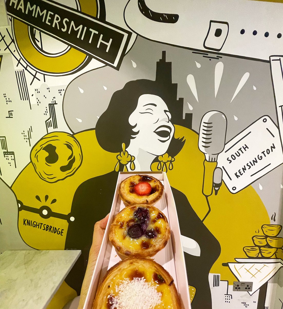 Visit us in store or order online to be transported to the world of natas one bite at a time 💛

📍Knightsbridge, Camden Town, South Kensington, Soho, Hammersmith

#pasteldenata #pasteisdenata #coffee #vegan #veganinlondon #veganuary #valentinesday #cafedenata