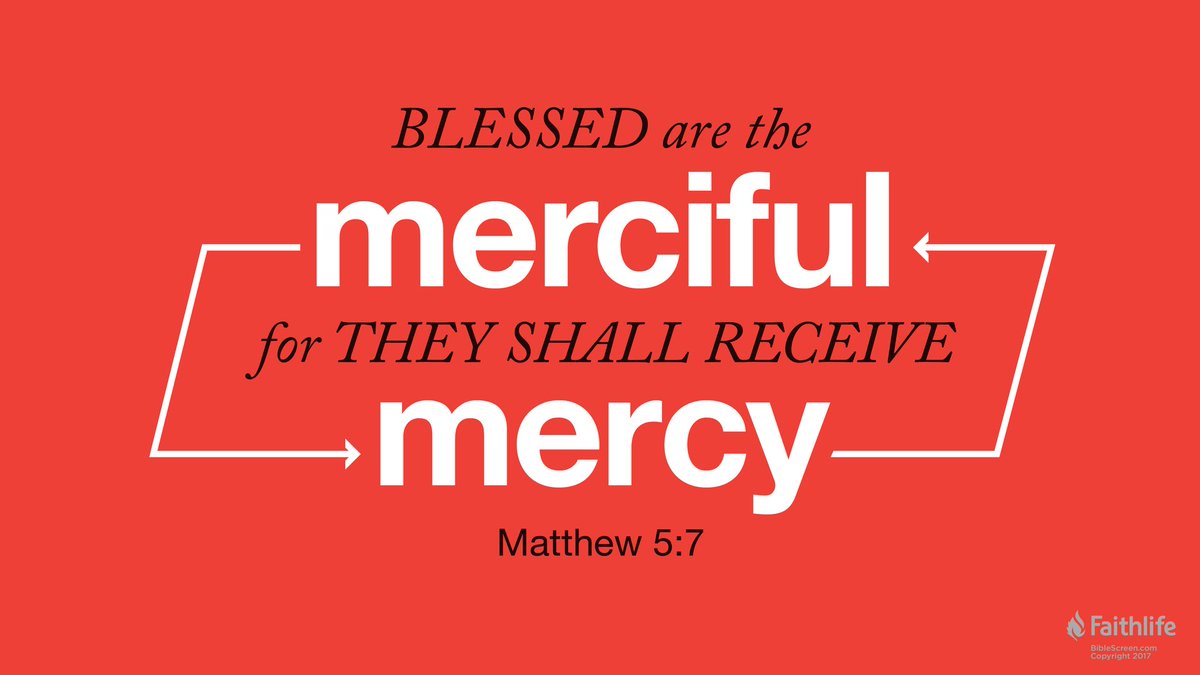 Matthew 5:7, ESV: “Blessed are the merciful, for they shall receive mercy. Matthew 5:7, KJV: Blessed are the merciful: for they shall obtain mercy.

#Bible #bibleverses #biblescripture #biblestudy #biblemoment #biblejournaling #biblecommentary #biblecommunity #bibletime #Jesus.