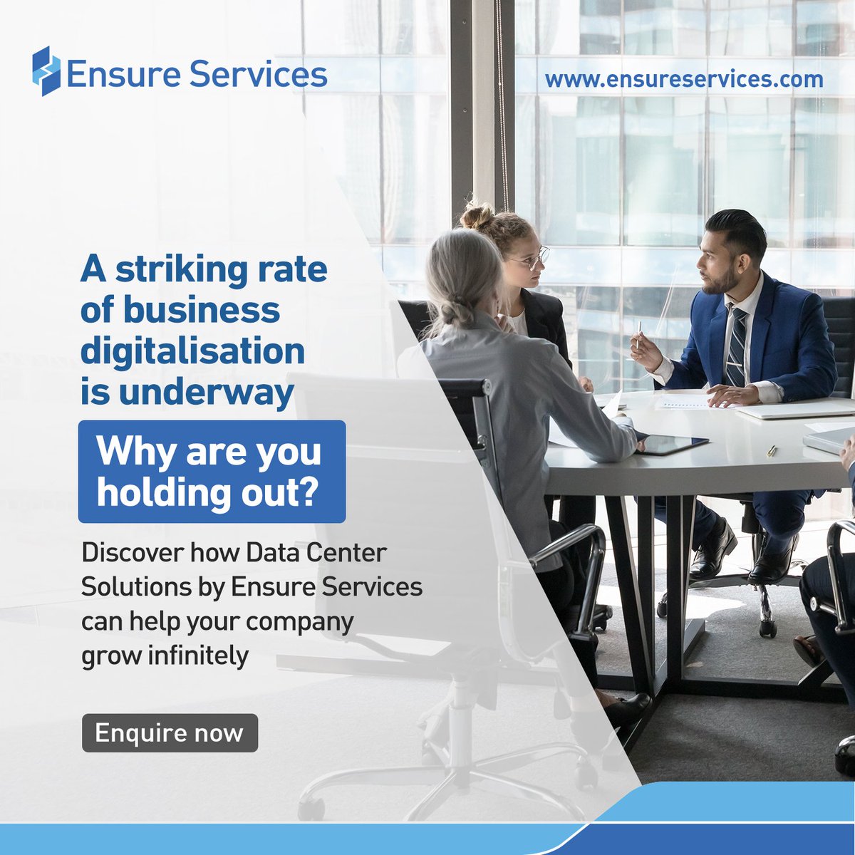 EnsureConnect's tweet photo. With Data Center Solutions by Ensure Services, you can venture into the world of optimised business operations and join the bandwagon of digital transformation. To book a service with us, click the link now.
https://t.co/eMl0sbWIh7

#EnsureServices #AuthorisedServiceProvider https://t.co/f43B4INEXy