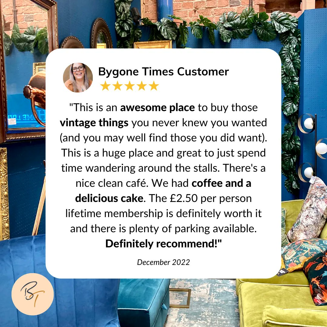 'Definitely recommend!'

Check out this glowing Google review from one of our lovely customers.

Get down to Bygone Times and see what all the fuss is about! 👏 

#dayout #localshopping #vintageshop