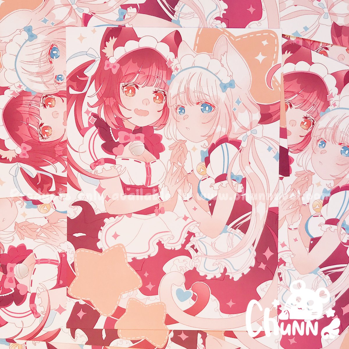 「I added two more prints to my sh0p! 」|Chunn 🍊 (⌯'▾'⌯)のイラスト