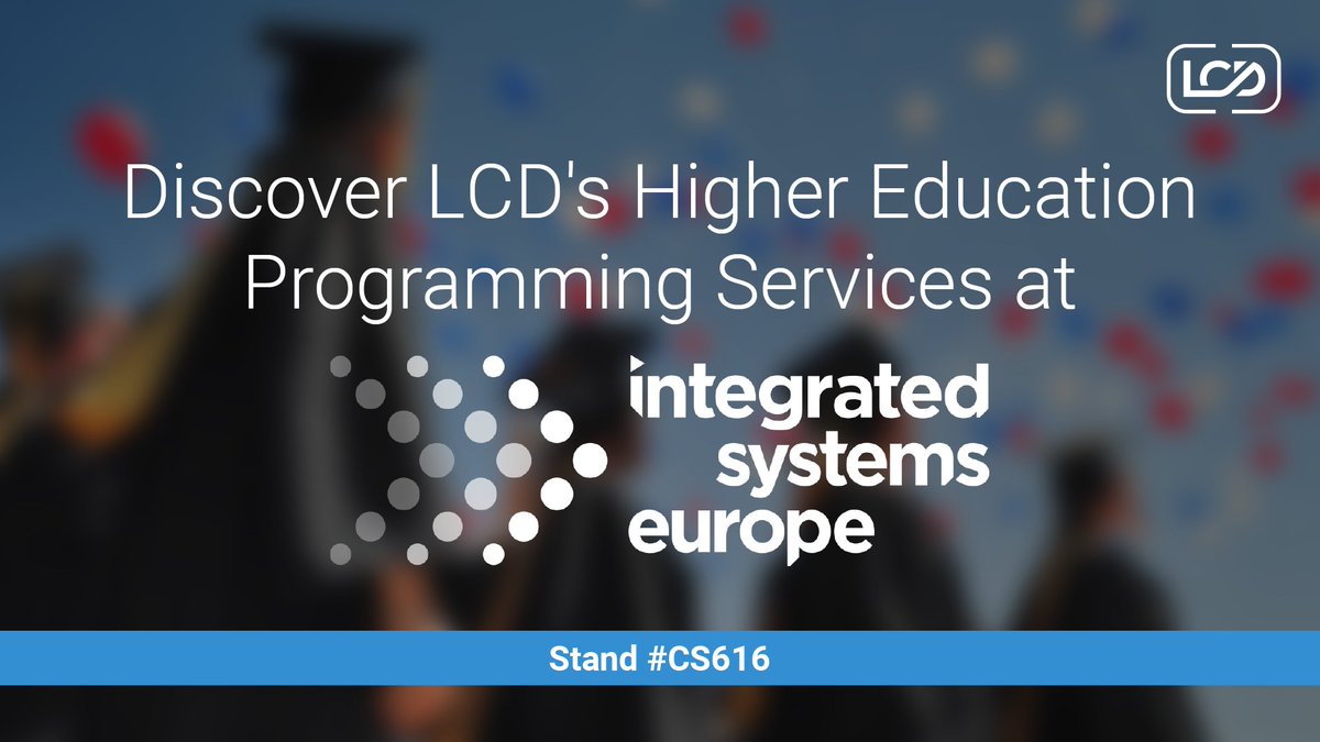 lcd_drivers's tweet image. @ISE_Show 2023 is just around the corner!

One of our key focus points for this year’s show will be our University programming services.

Find out more on our website, and book a meeting here: lightingcontrol.co.uk/ise2023/

#ISE2023 #Programming #CustomProgramming #Crestron