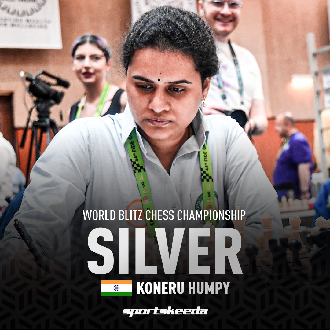 Koneru Humpy won Silver at the World Chess Blitz Championship