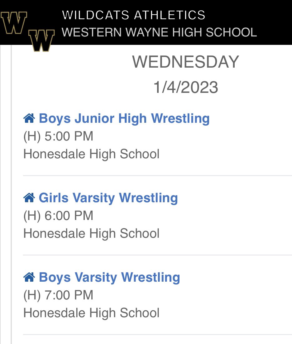 Tonight at the middle school gym…