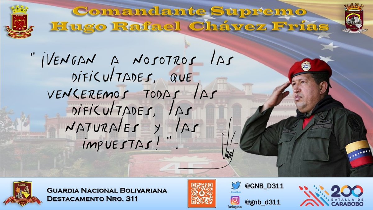 #4Ene Pensamiento del Comandante Supremo Hugo Rafael Chávez Frías, siempre vivirás en nuestros corazones.