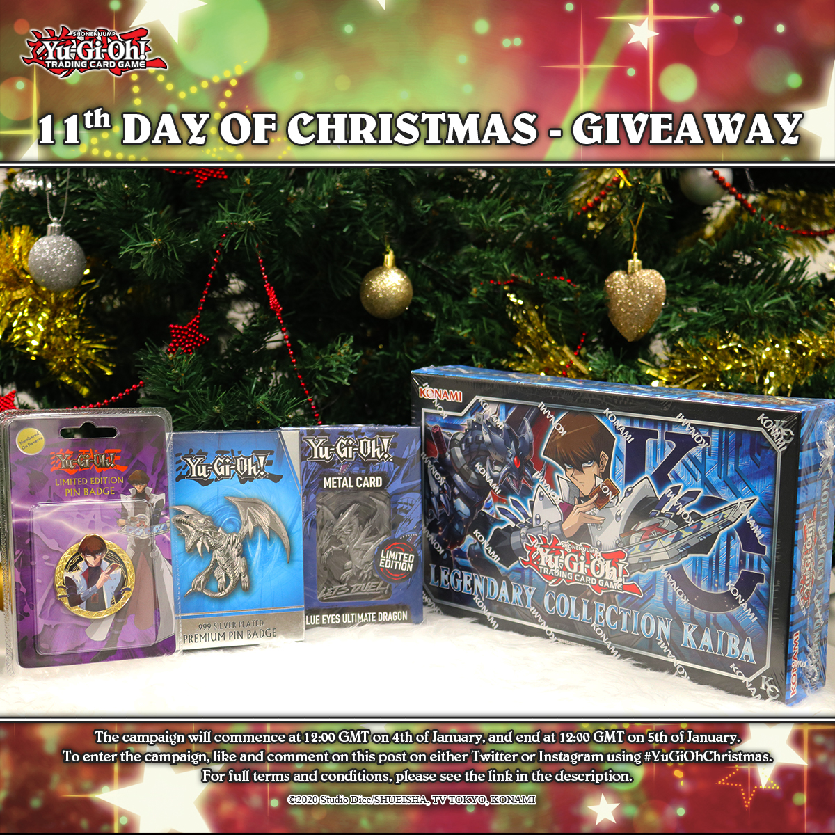 YuGiOhCardEU's tweet photo. You‘ve got a chance to win one of our Yu-Gi-Oh! Giveaways with @WeAreFanattik ! 

To enter: Like and comment on this post using #YuGiOhChristmas 
Open to UK, Swiss &amp; EEA residents. 
Full T&amp;Cs here: https://t.co/gHnmN0QAkt 

 #YuGiOhTCG #YUGIOH https://t.co/PaTwJhIhix