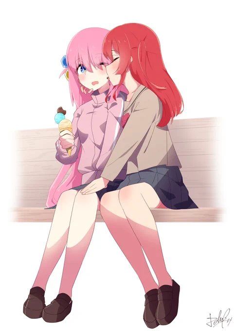 トリミング前なんだか収まりがよくて全身描いてしまいましたかわいい 