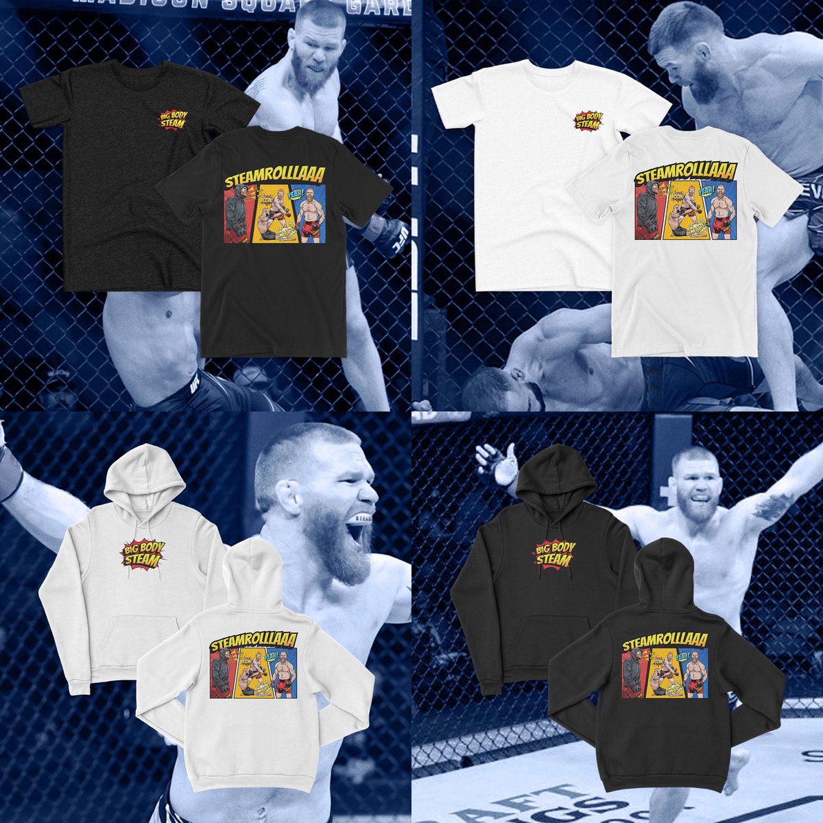 SteamRollaa's tweet photo. Check out my @millionsdotco Page!!! Signed merch, memorabilia & more ๐ฅ ๐ฅ ๐ฅ #TeamSteam #Teamrollas #Millions #BestFighterMerch
https://t.co/4Vp4UDZj2P https://t.co/A8iMMPLXOJ