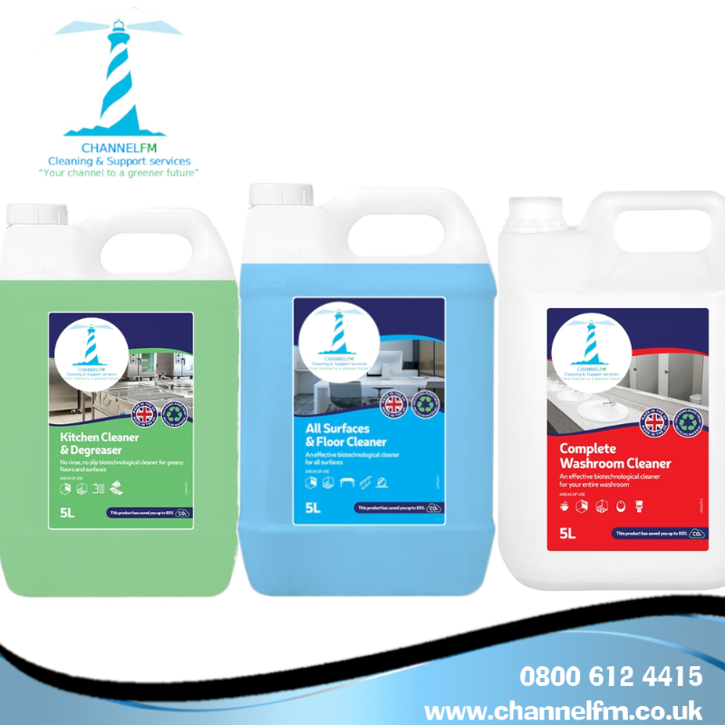 LtdCfm's tweet photo. Are you thinking of ways to make your #organisation #greener? 
Our #chemicalfree #cleaning #products can help!
___
For more info about all of our #EcoFriendly Cleaning and Support Services in #Kent and #London:
☎️ 0800 612 4415
📧 info@channelfm.co.uk
#YourChannelToAGreenerFuture