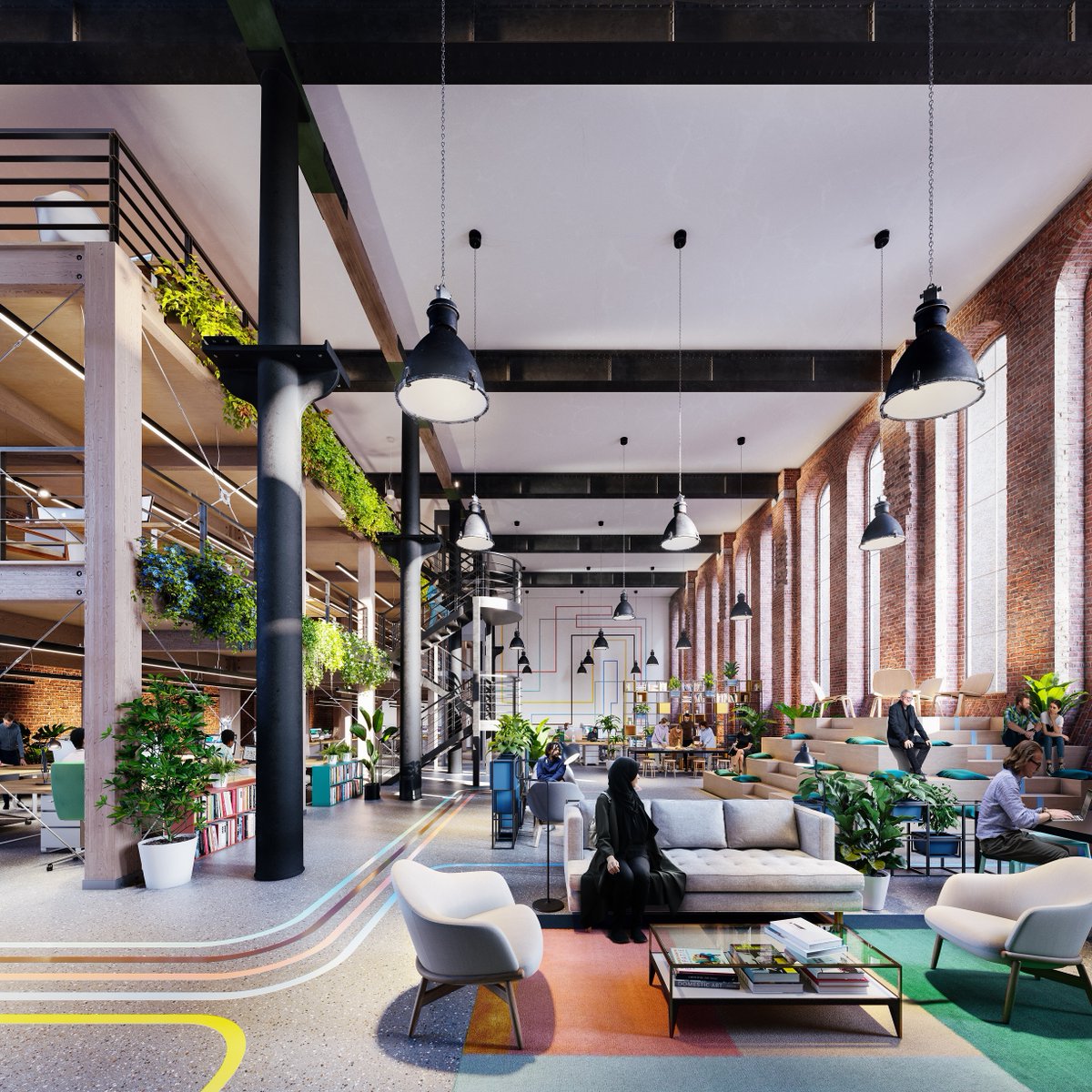 PatternShopNCL's tweet image. With its industrial style décor using the buildings original features and materials and biophilic designs, the Pattern Shop will be the go-to place for ambitious and growing businesses. 

Available Q2 2023. 

patternshopnewcastle.co.uk