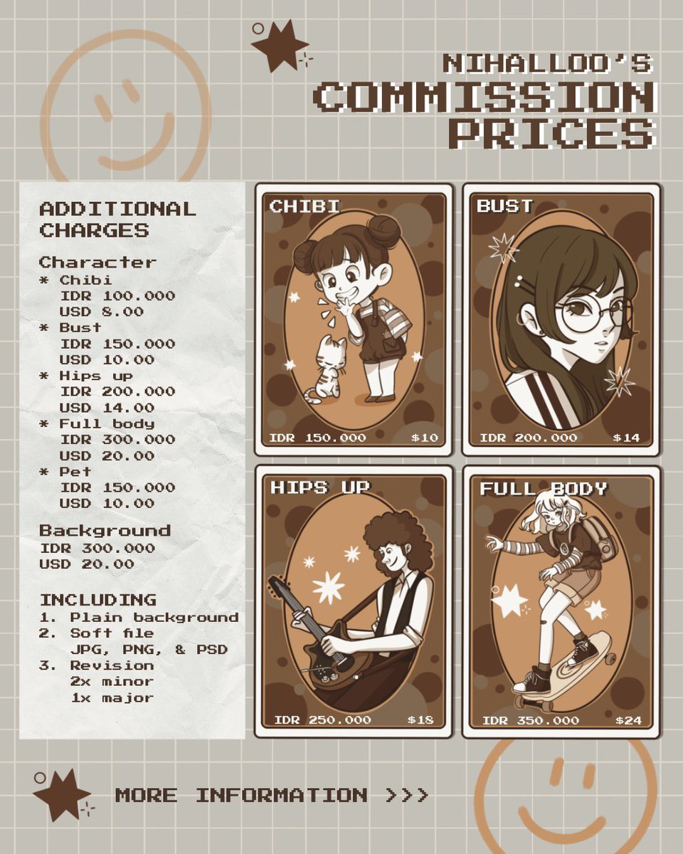 _nihalloo's tweet photo. Hi! I'm opening 4 slots commission for this month, if you're interested, feel free to contact me through DM or email. Thank you! Have a nice day! ✨

#illustration #Commision #commissionsopen #Illustrator https://t.co/bchbgAZxi0