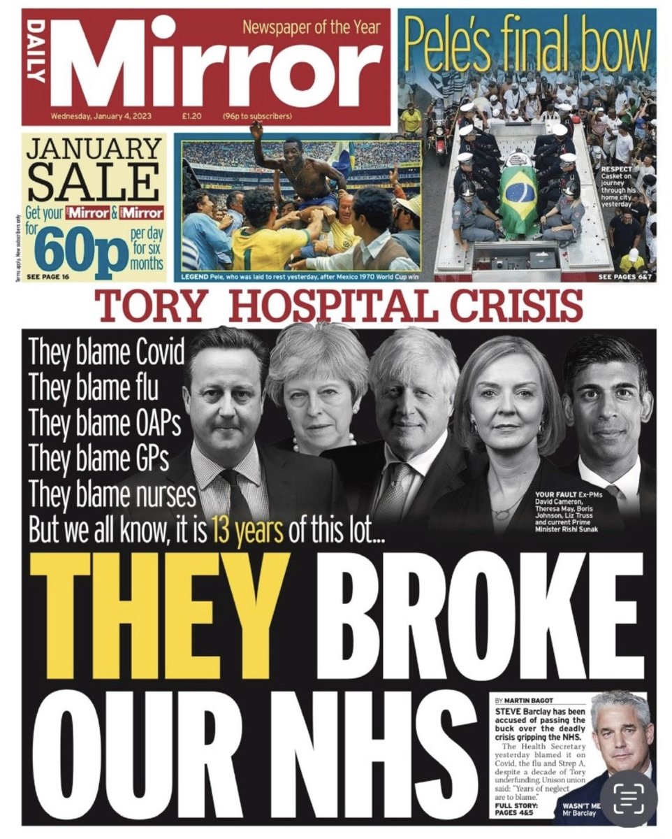 JohnTwelvetrees's tweet photo. Please retweet if you agree with today’s Daily Mirror. https://t.co/rmrCjkTiUI