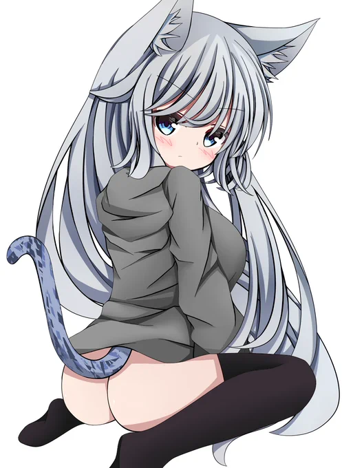 「この服,尻尾入らない・・・」#明日方舟#アークナイツ #アークナイツ_ファンアート #ロスモンティス 