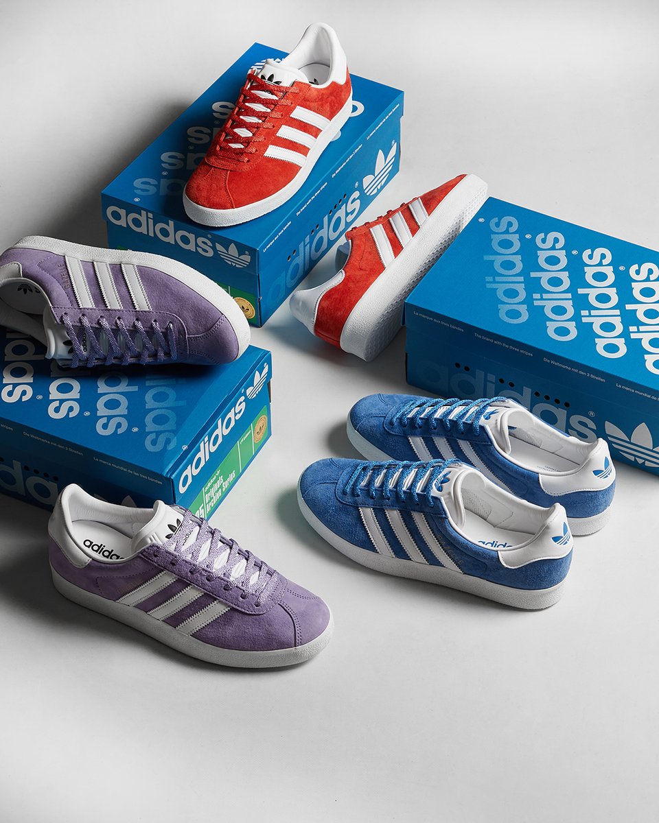FIRST LOOK! 
Launching 15/01/2023: One from the archives, the Gazelle returns with a retro touch. Which pair are you gonna pick up?
#Adidas #adidasoriginals #gazelle #threestripes #adifamily #adidastrainers #terracewear