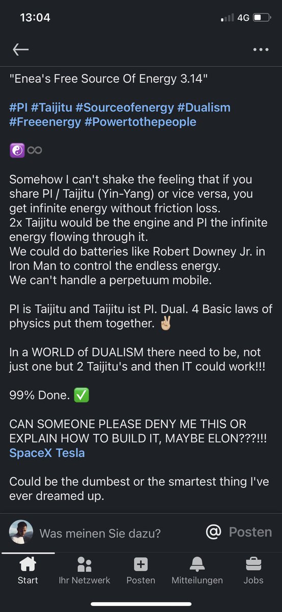 RaioEnea's tweet photo. @elonmusk ✌🏼 https://t.co/zvs1xTA5Bd