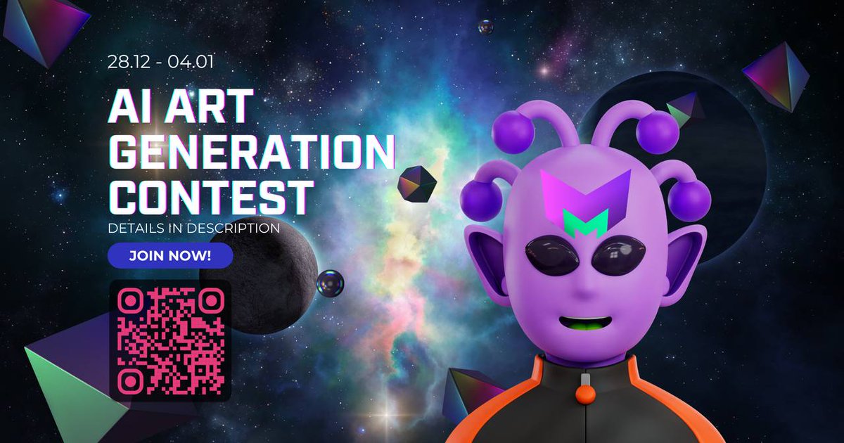 MultiversalMe's tweet photo. TODAY'S THE LAST DAY! ๐จ
Don't miss out on the chance of winning AN ENTIRE METAVERSE on #MetaMetaverse! ๐ฝ๐ธ
Submit your most creative AI art on our Midjourney channel on Discord: https://t.co/MTeK25g1H5
See complete mechanics here โก๏ธ https://t.co/xevBQEyAa9 https://t.co/DZOS7XEDgS