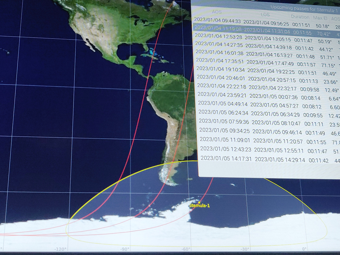 Sternula-1 is taking a 5-minute fly over Antarctica just now. She is in great shape with batteries fully charged. 🛰️
#space #dkrummet #blaadk