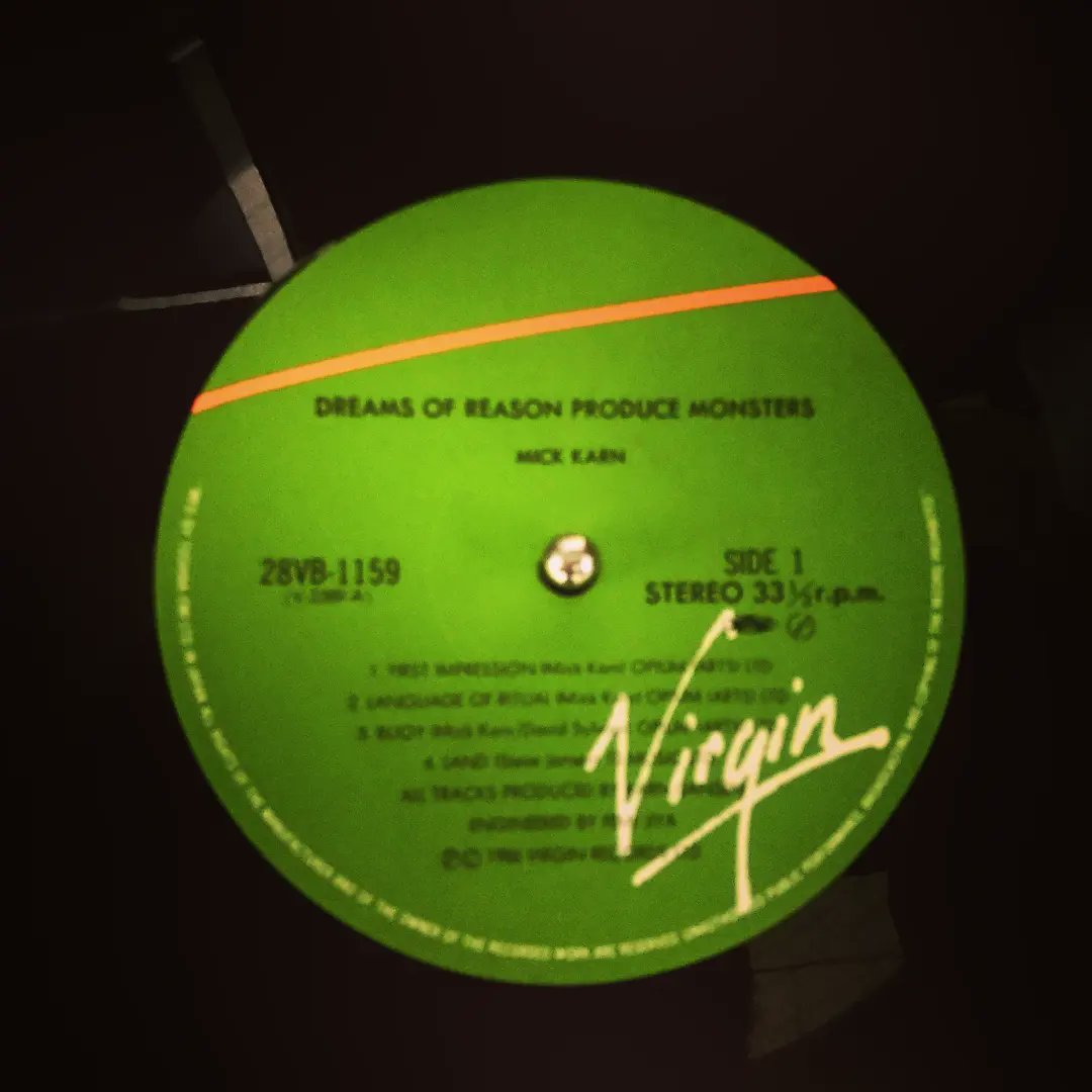 inachans's tweet photo. I believe that even if Mick Karn goes to heaven, his great music will remain forever. Mick Karn's album "Dreams Of Reason Produce Monsters", 12inch vinyl edition. #mickkarn #davidsylvian #stevejansen #vinyl https://t.co/5S1TchZ4Bk