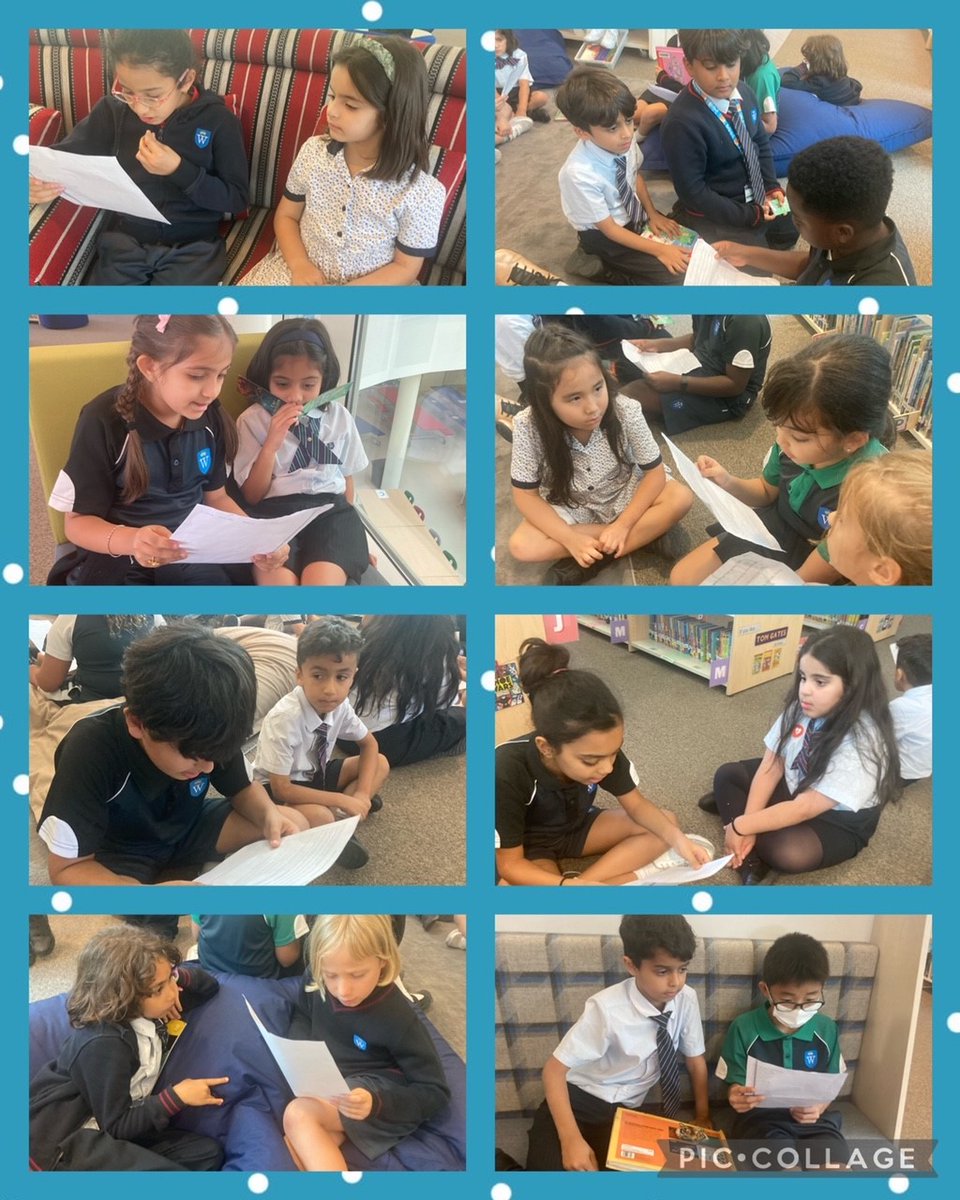 Year2_WEK's tweet photo. We've had some special visitors this week. The Year 4 children came to read to us from Roald Dahl's 'Charlie and the Chocolate Factory'. 📖🍫😊 https://t.co/E0wJszkDPs