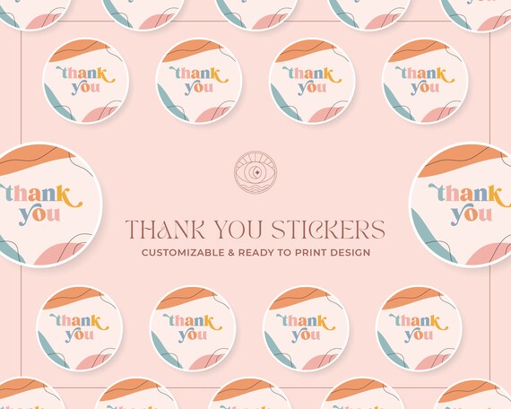 EesomeDesign's tweet image. Thank You Sticker Template, Editable Thank You etsy.me/3Kg6syN #packagestickers #orderlabels #thankyoustickers #shoppingsmall @etsymktgtool