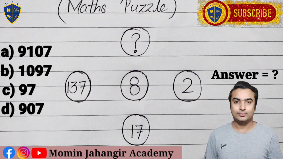MathsJahangir's tweet image. Watch in YouTube 
👇🏿👇🏿
youtu.be/8DaRg1ZLy2g
#mathematics #mathsquiz #mathpuzzle #mathproblems #mathstudent